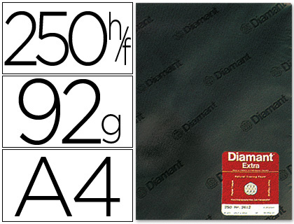 Papel vegetal Diamant A4 92g/m²